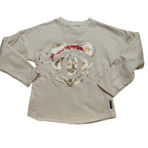 Disney Spirit Mickey Mouse Christmas Sweatshirt sz S